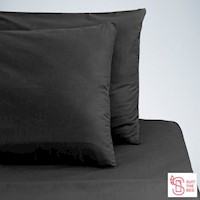 Suit The Bed - Juego de Sábanas algodón pima - suaves y frescas - Color negro